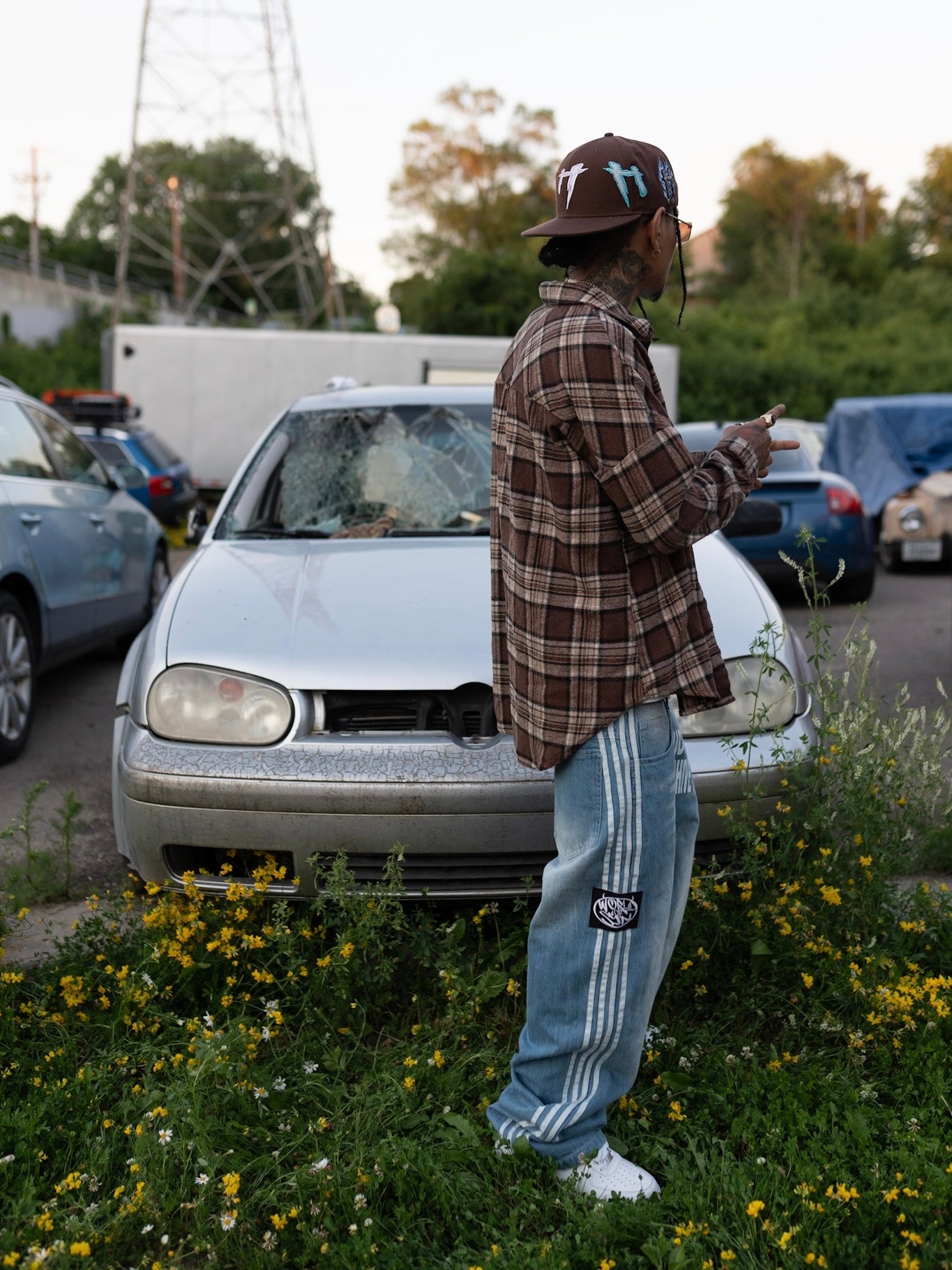 0026 Blue Stripe Jeans