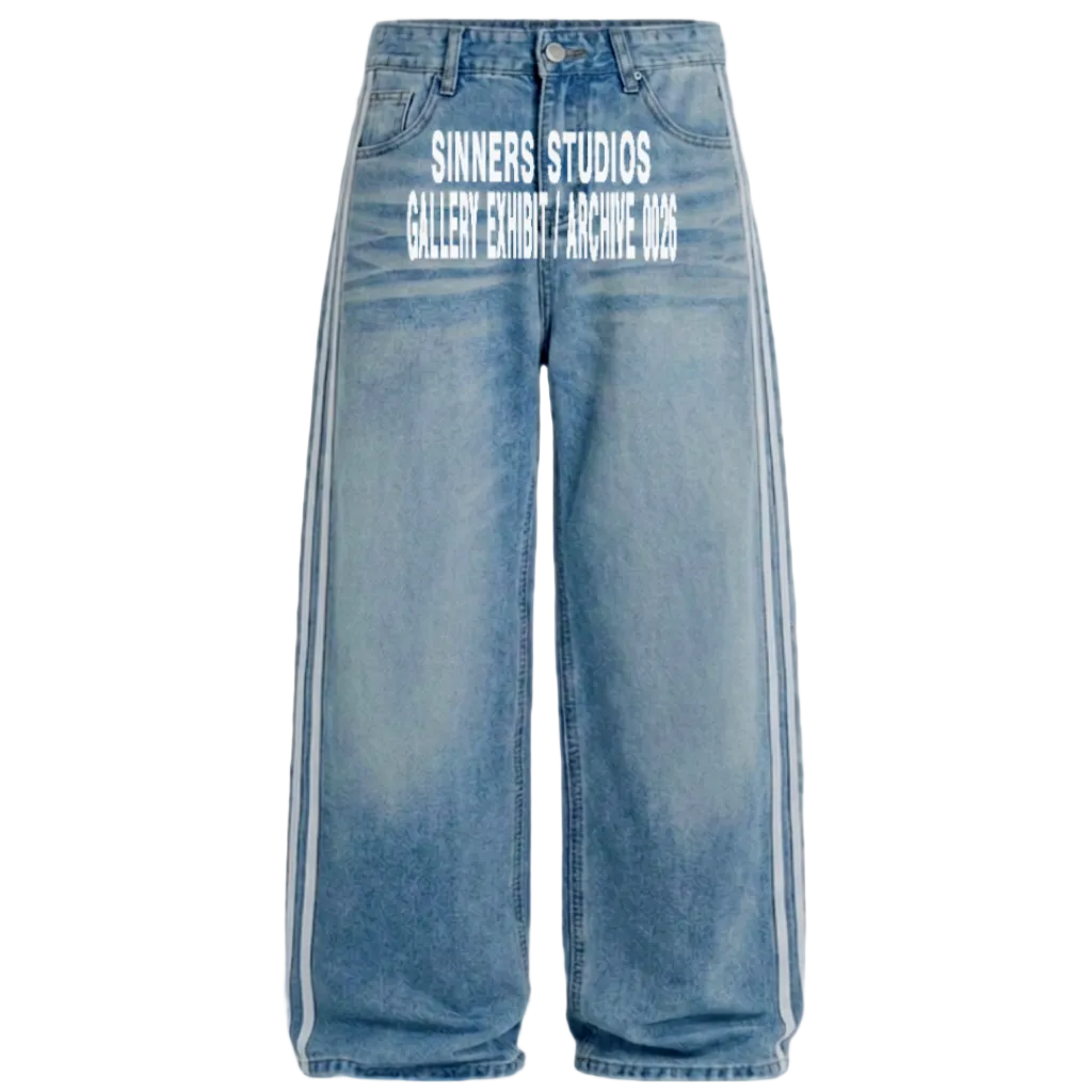 0026 Blue Stripe Jeans